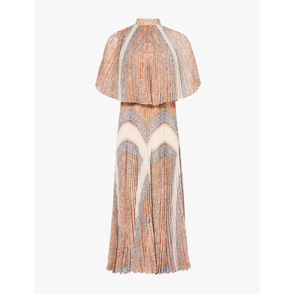 Zimmermann Sunray paisley-print recycled-polyester midi dress