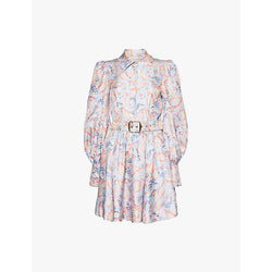 Zimmermann Eden Flip flower-print silk mini dress | ZIMMERMANN