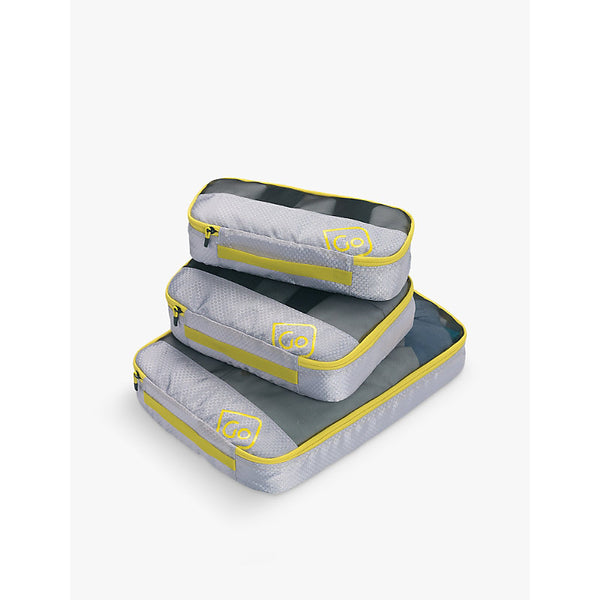 Go Travel Set of three mesh packing cubes | Go Travel