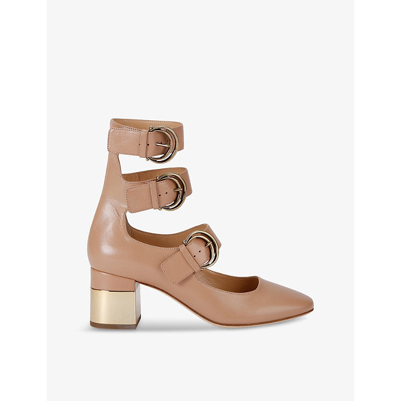 Chloe Alizè multiple-strap goatskin sandals