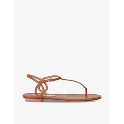 Aquazzura Almost Bare leather sandals