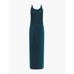 Won Hundred Cadence scoop-neck stretch-mesh maxi dress | WON HUNDRED