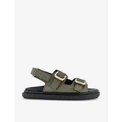 Alohas Harper buckle-straps leather sandals