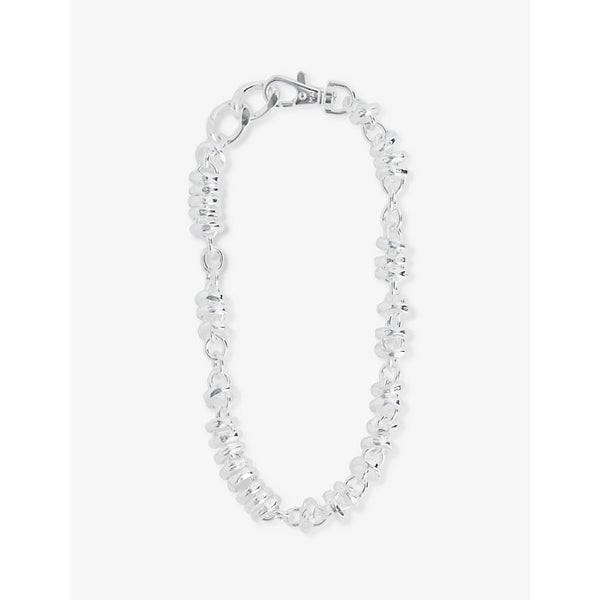 Martine Ali Richie sterling silver-plated brass chain necklace