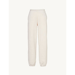  Juicy Couture Brand-embroidery tapered-leg mid-rise  cotton-blend jogging bottoms