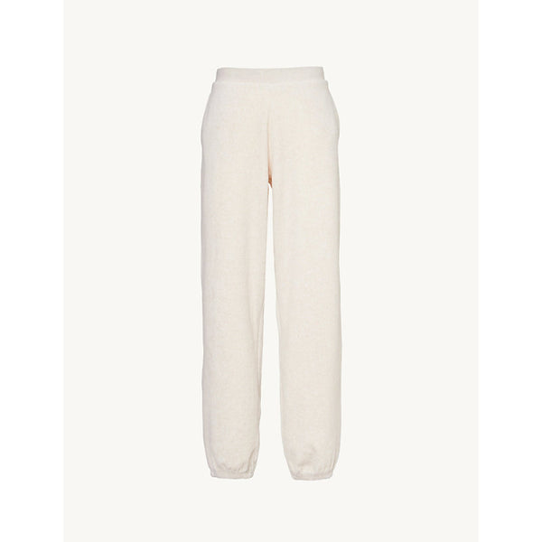  Juicy Couture Brand-embroidery tapered-leg mid-rise  cotton-blend jogging bottoms