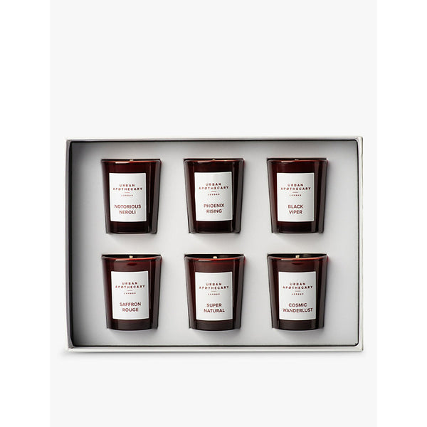 Urban Apothecary Ruby  scented candle collection 6 x 35g