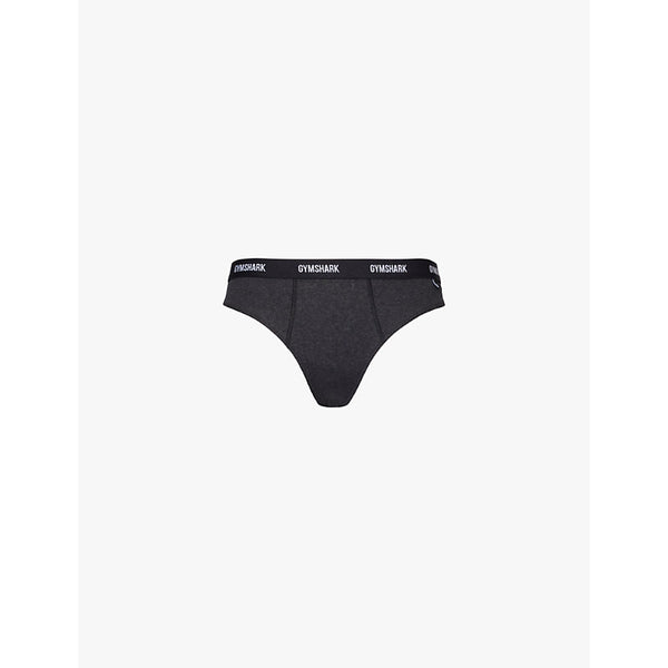  Gymshark Rib high-rise cotton-blend thong