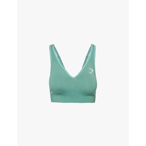  Gymshark Vital Seamless V-neck stretch-woven bra