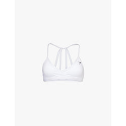  Gymshark Minimal triangle-cup stretch-woven sports bra