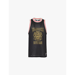  Billionaire Boys Club Crest-logo woven basketball top