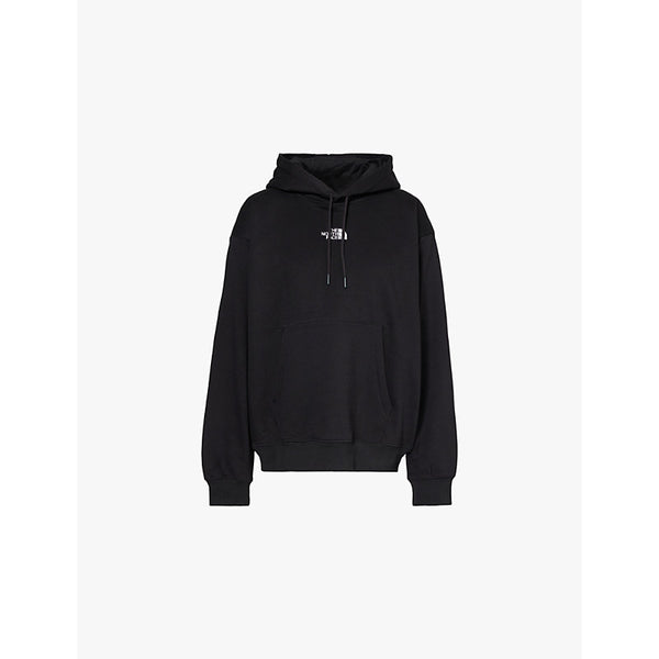  The North Face Brand-embroidery kangaroo-pocket cotton-blend hoody