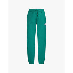  The North Face Brand-embroidery straight-leg high-rise cotton-jersey jogging bottoms