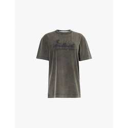  Alexander Wang Graphic-print relaxed-fit cotton T-shirt