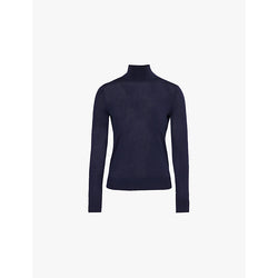  Theory Long-sleeve turtleneck wool-knit jumper