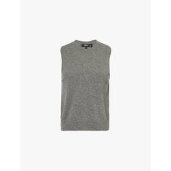  Theory Round-neck sleeveless cashmere jumper