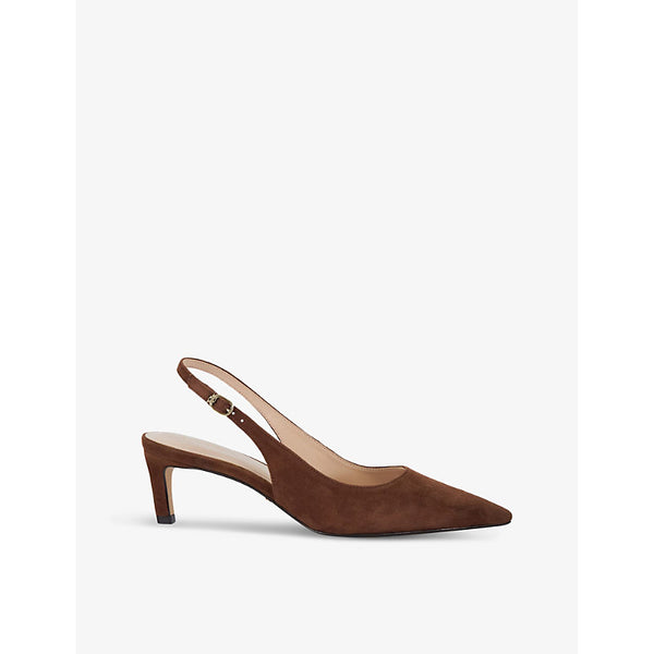 Dune Celinna sling-back suede heeled courts | Dune