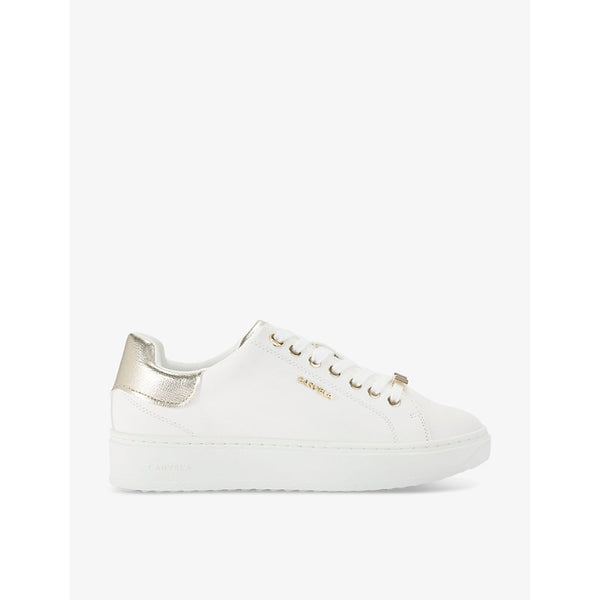 Carvela Dream 2 logo-badge faux-leather low-top trainers | Carvela