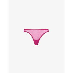  Dora Larsen Edith sheer recycled-nylon thong