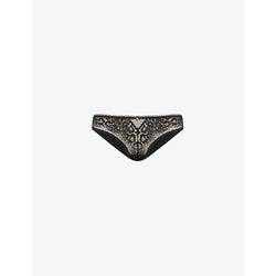  Aubade Illusion Fauve stretch-lace Brazilian briefs