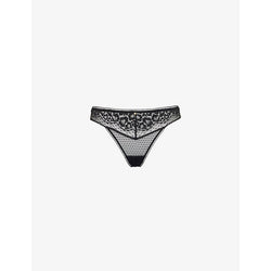  Aubade Illusion Fauve stretch-lace tanga briefs