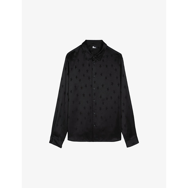  The Kooples Star-print regular-fit woven shirt