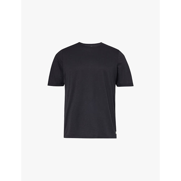  Vuori Crewneck contrast stitching stretch-recycled polyester T-shirt