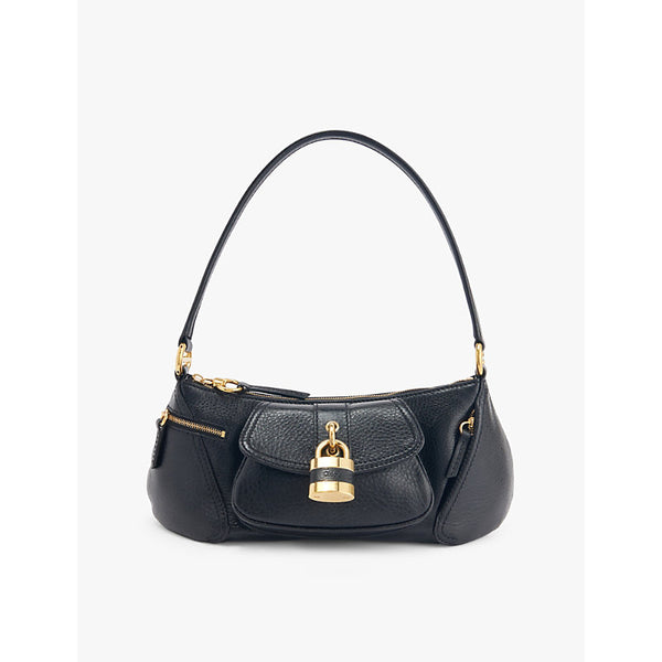 Chloe 99 grained leather shoulder bag