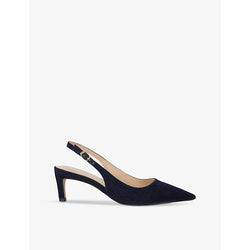 Dune Celinna kitten-heel leather slingbacks