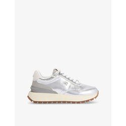 Kg Kurt Geiger Louisa logo-badge faux-leather low-top trainers | Kg Kurt Geiger