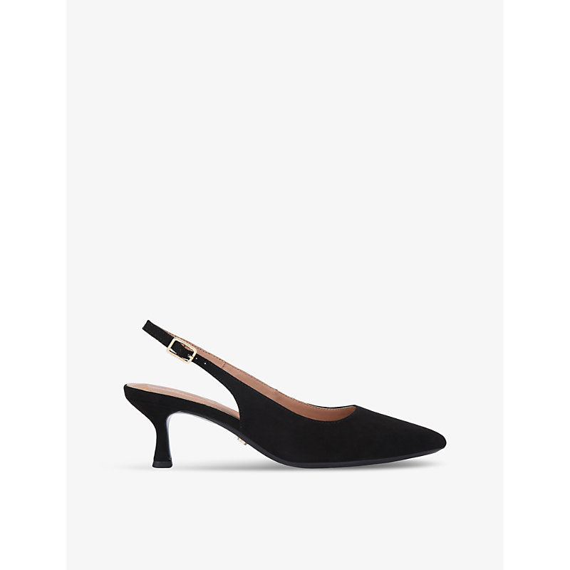 Carvela Allegra slingback heeled suede pumps