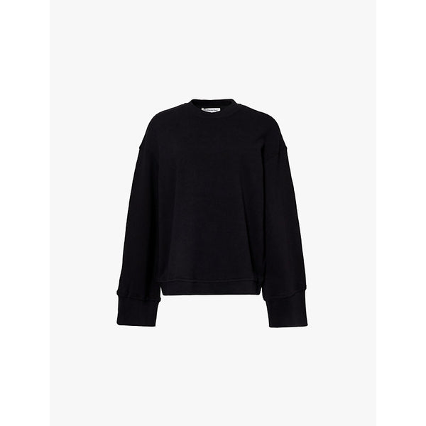  The Frankie Shop Talia round-neck cotton-blend sweatshirt