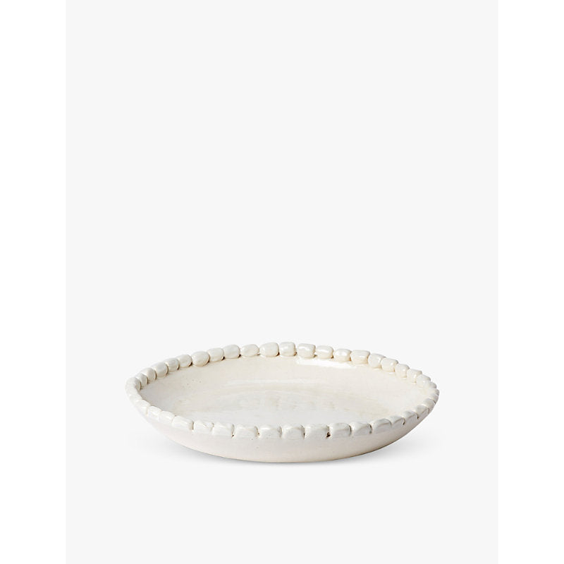 The Conran Shop Malibu ceramic serve platter 37cm