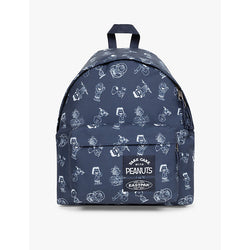 Eastpak x Peanuts Padded Pak'r logo-patch woven backpack | Eastpak