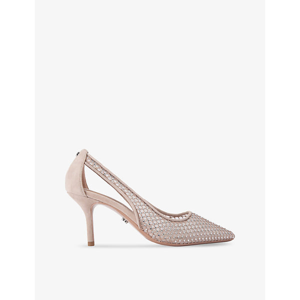 Carvela Hotsox pointed-toe mesh court heels