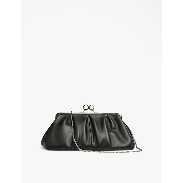 Lk Bennett Lana leather clutch bag