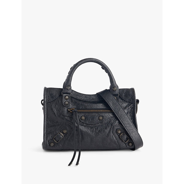 Balenciaga Le City Mini leather top-handle bag