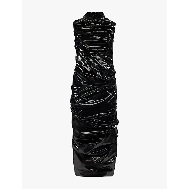 Alexander Mcqueen Evening draped woven maxi dress | ALEXANDER MCQUEEN