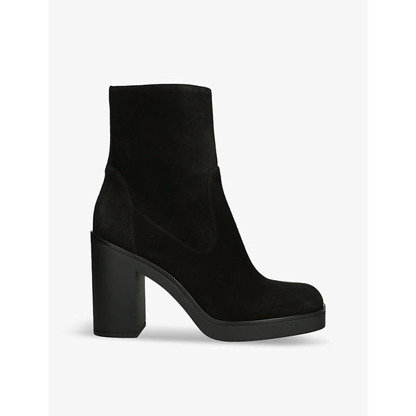  Stuart Weitzman Bethenny chunky-sole suede ankle boots