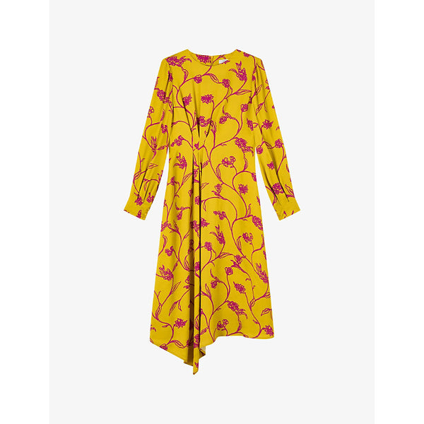 Lk Bennett Henrietta floral-print woven midi dress