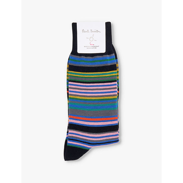  Paul Smith Hawkins Stripe cotton-blend socks