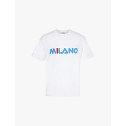  Fila+ Milano text-print cotton-jersey T-shirt