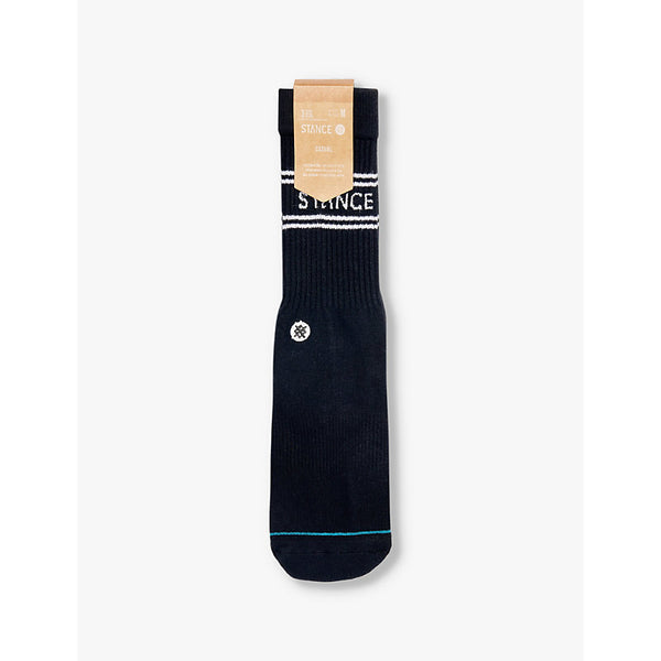 Stance Branded stripe pack-of-three cotton-blend socks