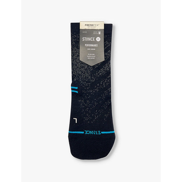 Stance Run Light branded-print stretch-woven socks