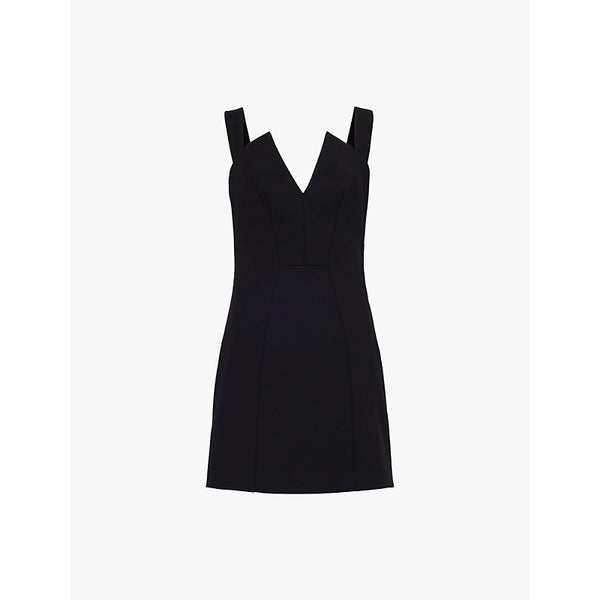 Givenchy Plunge V-neck crepe mini dress