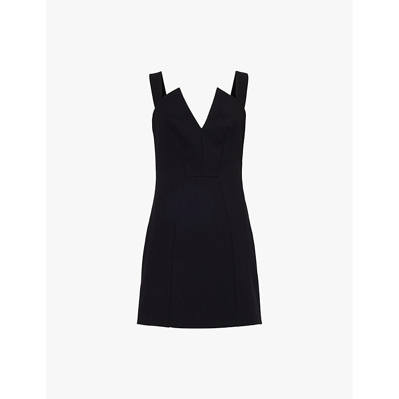 Givenchy Plunge V-neck crepe mini dress | GIVENCHY