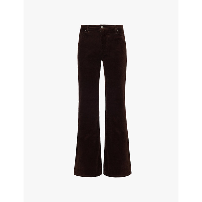  Frame Le Easy Flare flared high-rise corduroy jeans