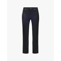  Frame Le Sleek straight-leg stretch-denim jeans