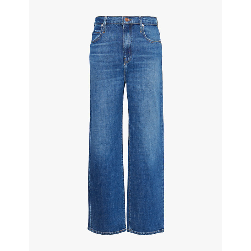  Frame Le Jane Ankle straight-leg high-rise stretch-denim jeans