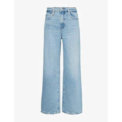  Frame Le Jane wide-leg high-rise recycled-cotton jeans